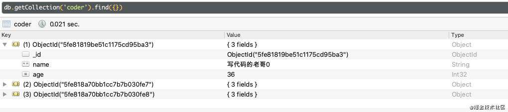 [js go]用go操作mongodb